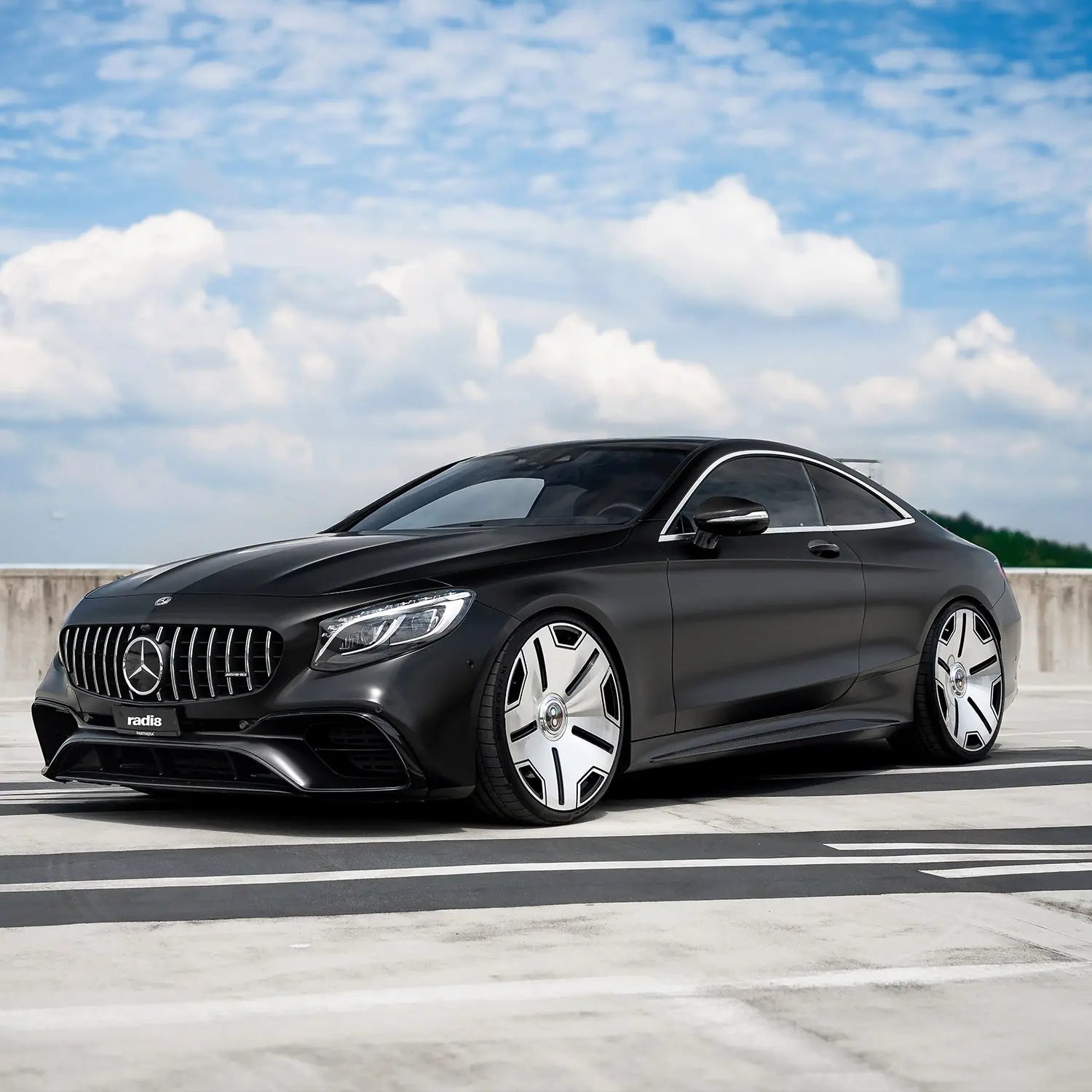 Mercedes S63 AMG on Radi8 R8L01 22 Inch Wheels – Performance and Elegance