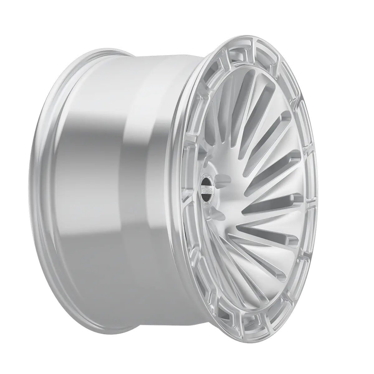 radi8 r807 gloss silver brushed Strong Angle – Deep Concavity