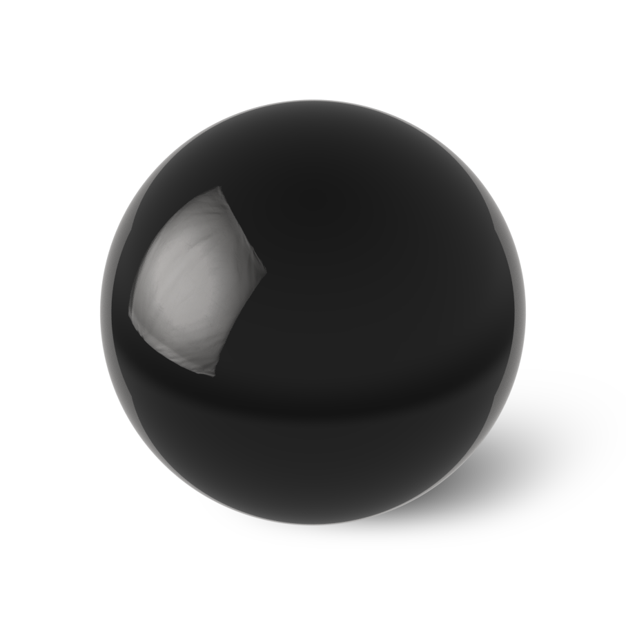 standard Black Gloss finish