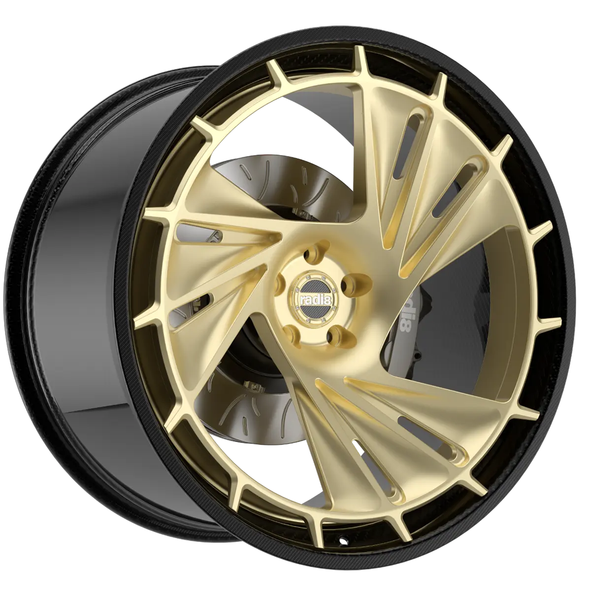 Wheels for Audi – R808 by Radi8, Full Carbon wheels forged for RS performance and street dominance