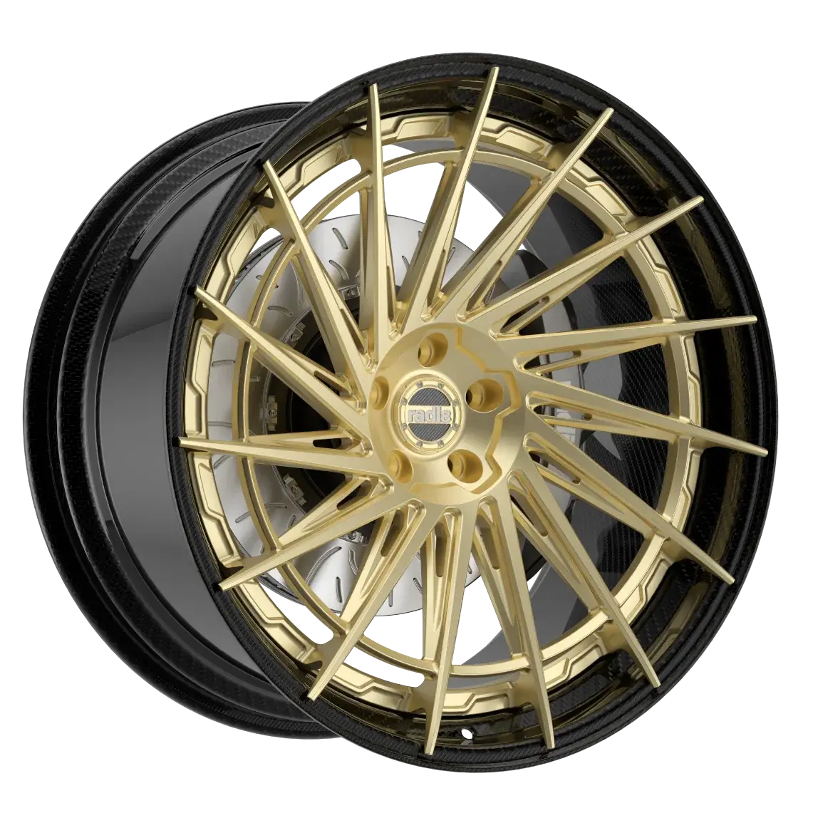 Wheels for Ferrari – Full Carbon R801 designed by Radi8 for maximum performance and clean fitment
